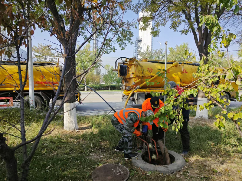 仙鹤门厂区管道清洗